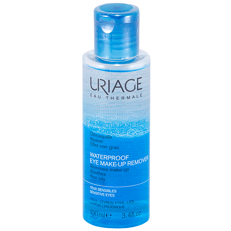 Uriage мусс для умывания 150 мл. Uriage Micellar Water Skin. Uriage двухфазное средство для снятия водостойкого макияжа с глаз. Урьяж молочко для снятия макияжа.
