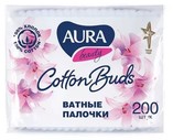 Аура Палочки ватные №200 /полиэтилен/