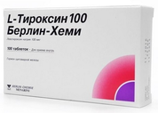 L-Тироксин 100 Берлин Хеми таб. 100мкг №100(Берлин)